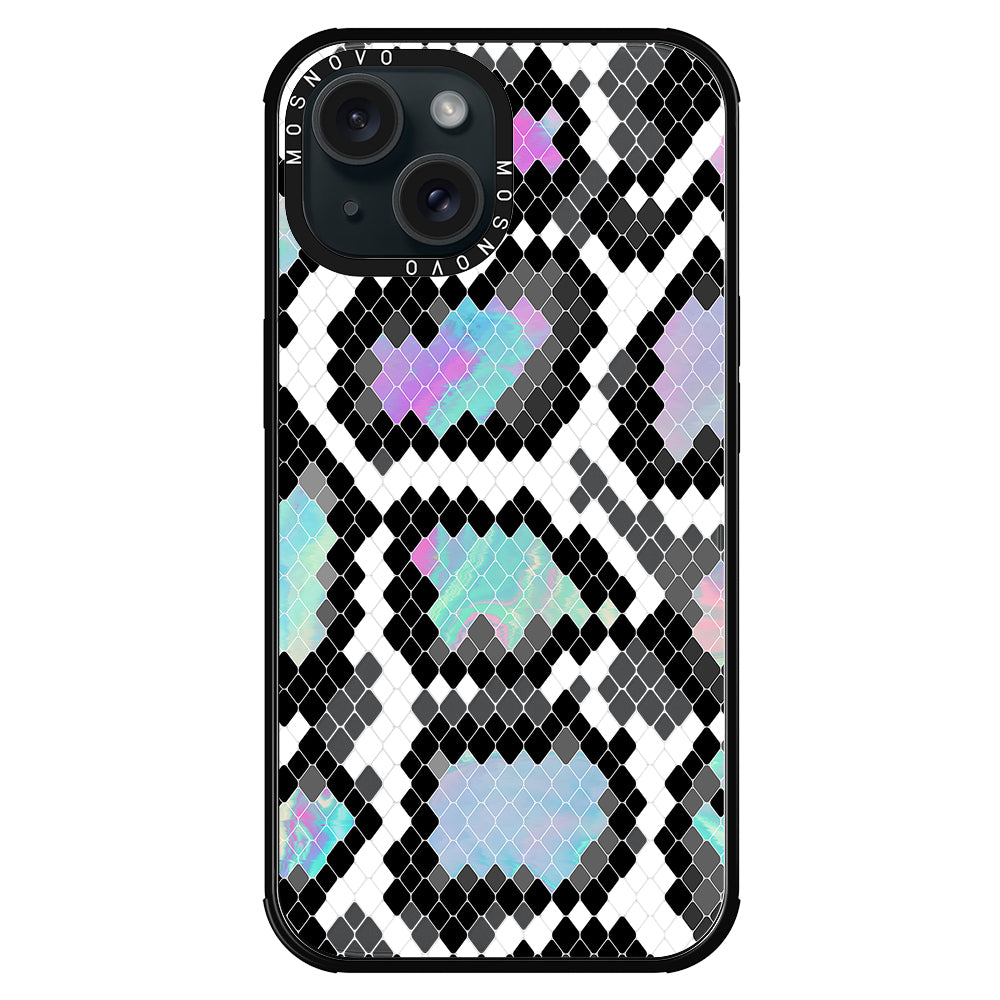 Aurora Snake Print Phone Case - iPhone 15 Case - MOSNOVO