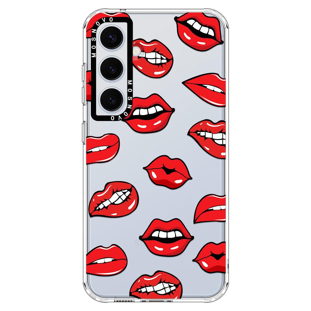 Hot Lips Phone Case - Samsung Galaxy S24 Case - MOSNOVO