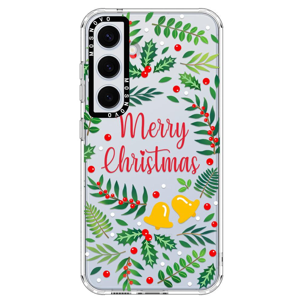 Merry Christmas Phone Case - Samsung Galaxy S24 Case - MOSNOVO