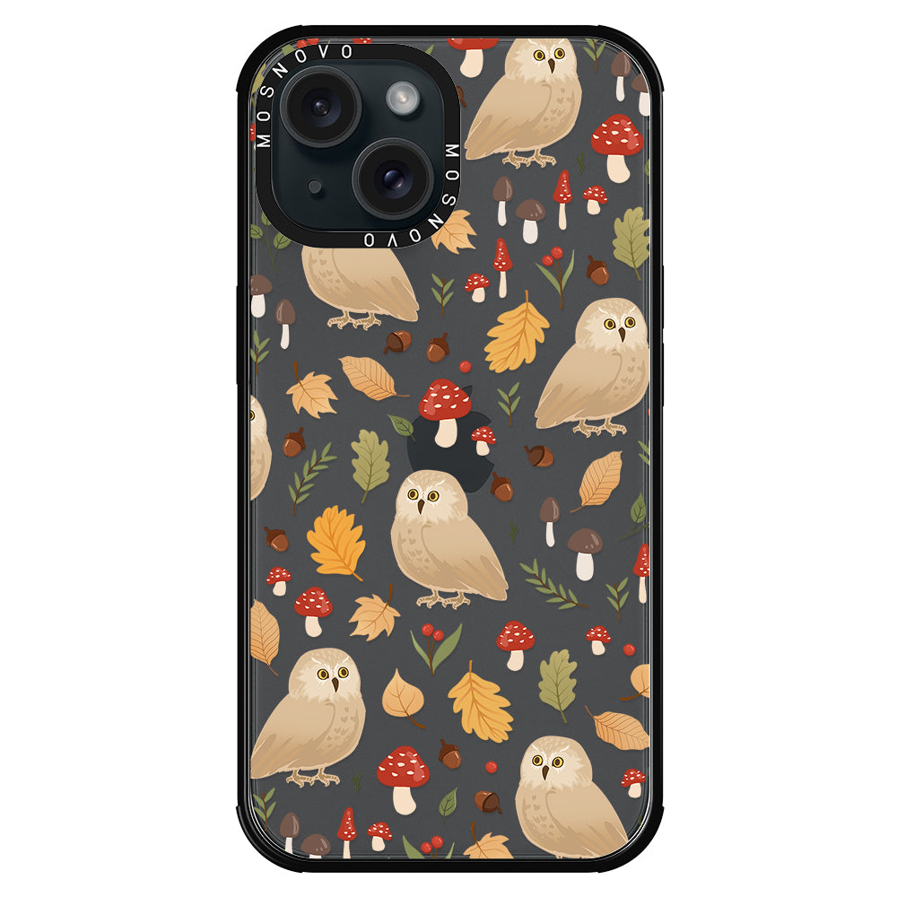 Autumn Owl Phone Case - iPhone 15 Case - MOSNOVO