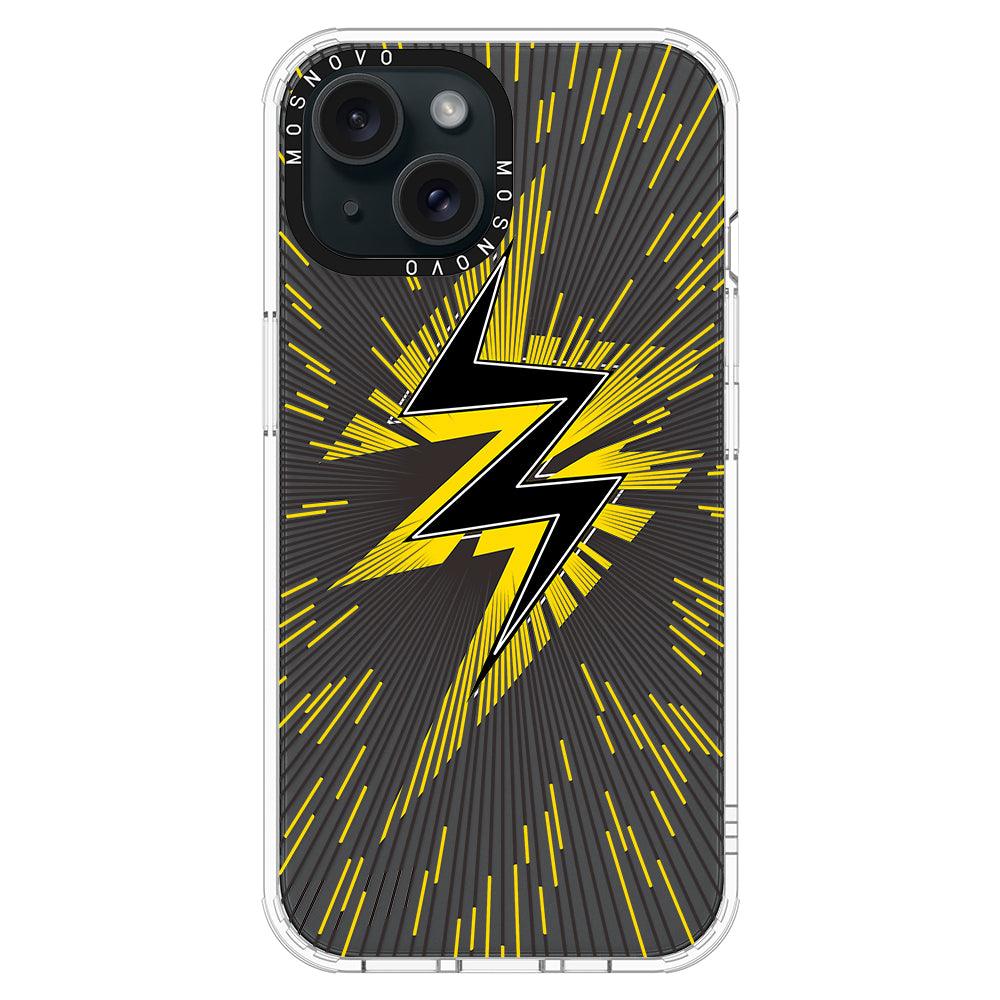 Lightning Bolt Phone Case - iPhone 15 Plus Case - MOSNOVO