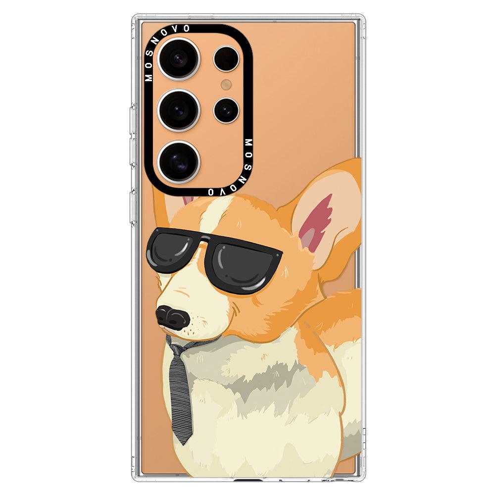 Fluffy Corgi Phone Case - Samsung Galaxy S24 Ultra Case - MOSNOVO