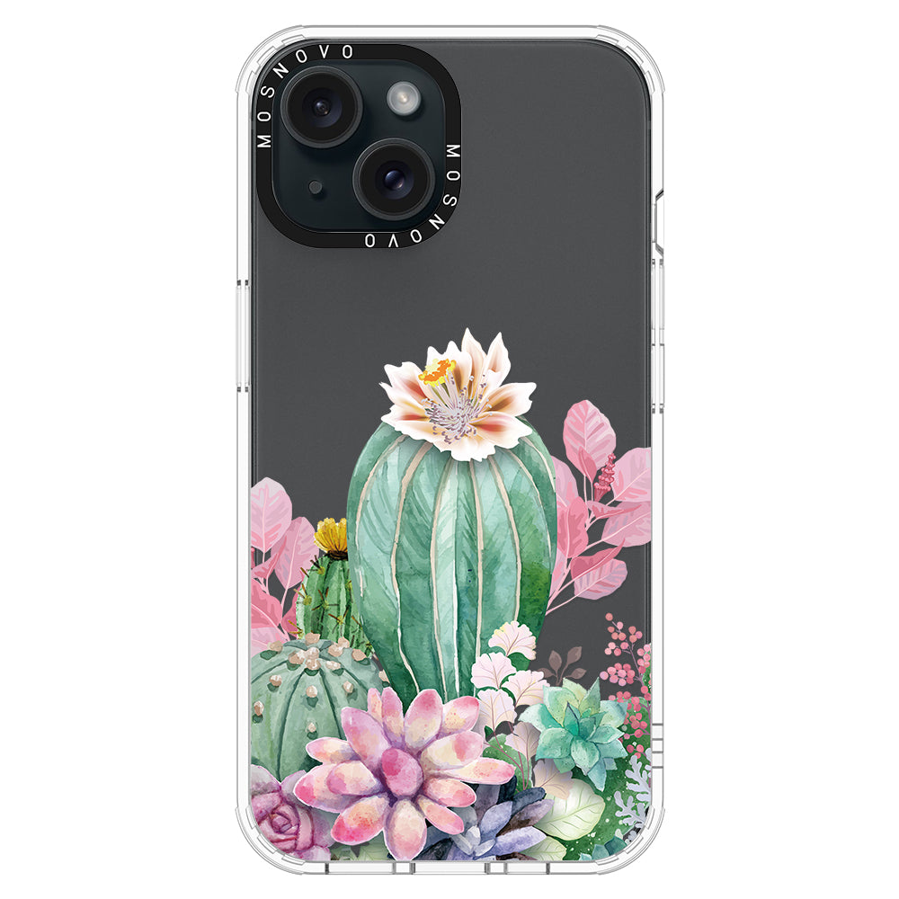 Cactaceae Phone Case - iPhone 15 Plus Case - MOSNOVO