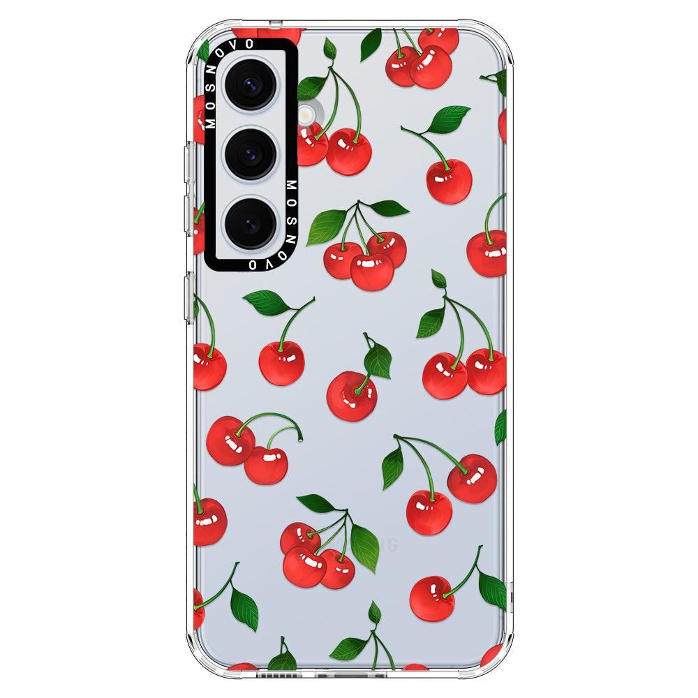 Cute Cherry Phone Case - Samsung Galaxy S24 Case - MOSNOVO