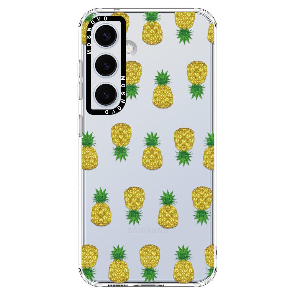 Cute Hawaiian Pineapple Phone Case - Samsung Galaxy S24 Plus Case - MOSNOVO