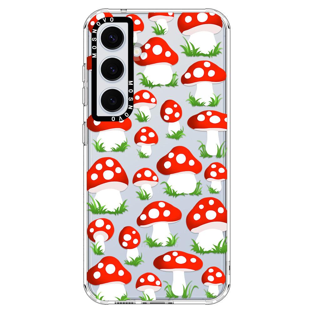 Cute Mushroom Phone Case - Samsung Galaxy S24 Case - MOSNOVO