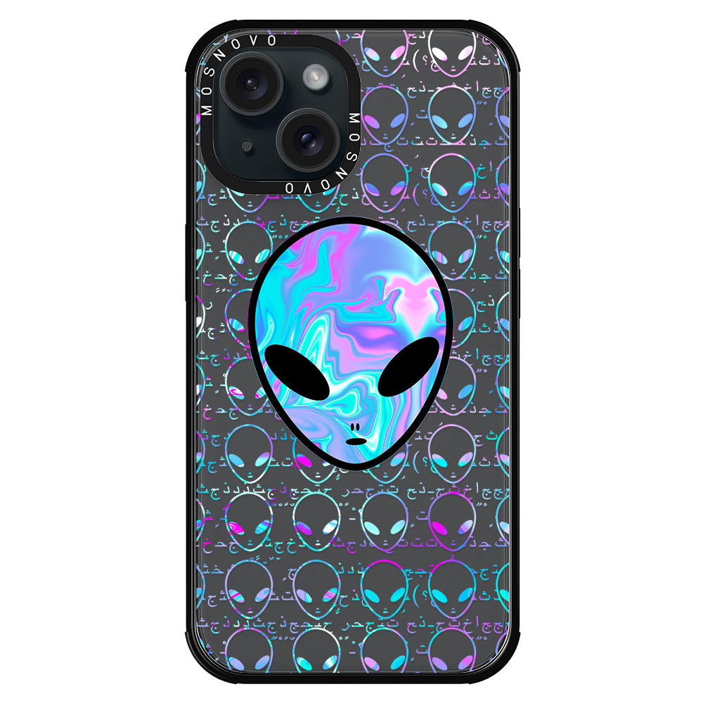 Space Alien Phone Case - iPhone 15 Plus Case - MOSNOVO