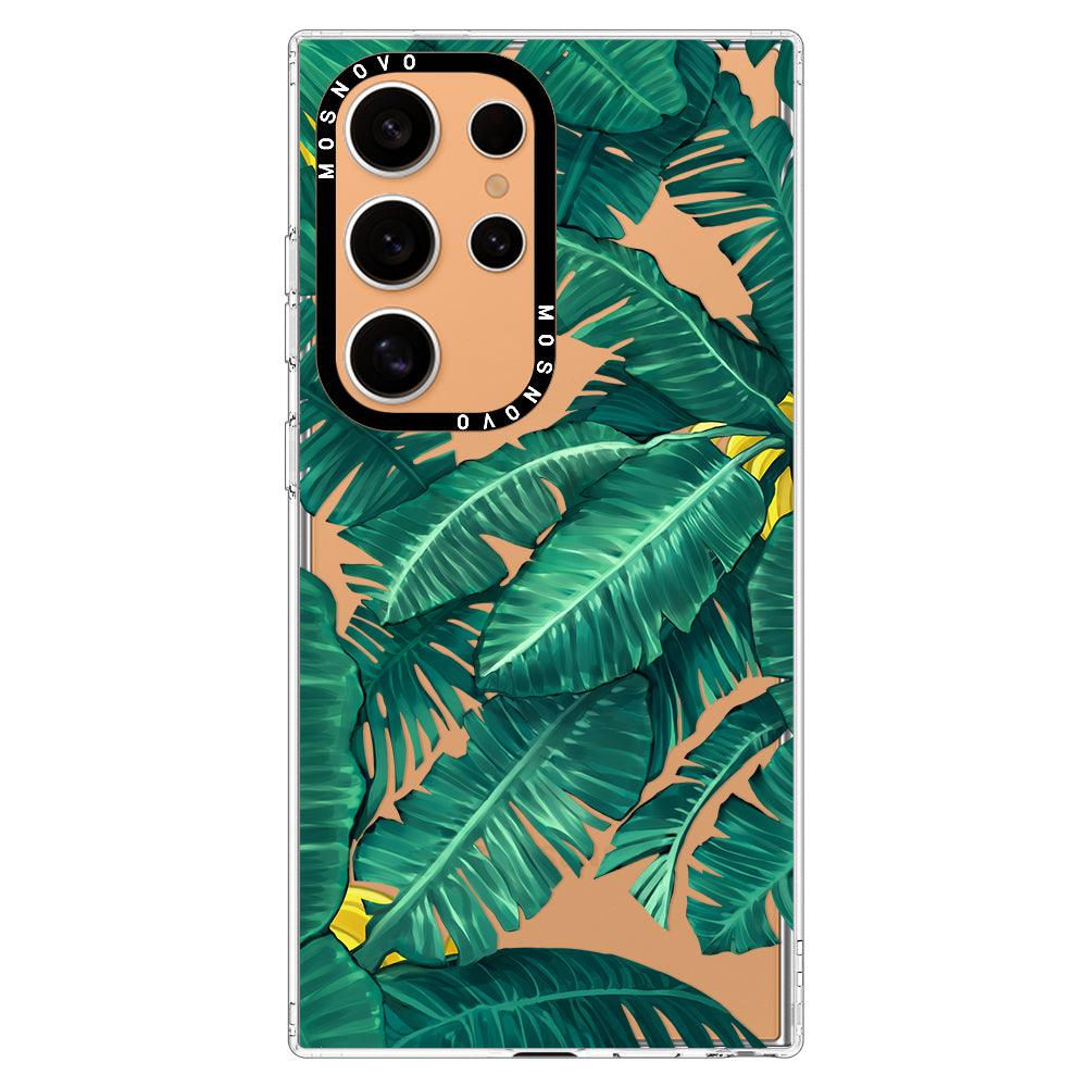 Banana Leaf Phone Case - Samsung Galaxy S24 Ultra Case - MOSNOVO