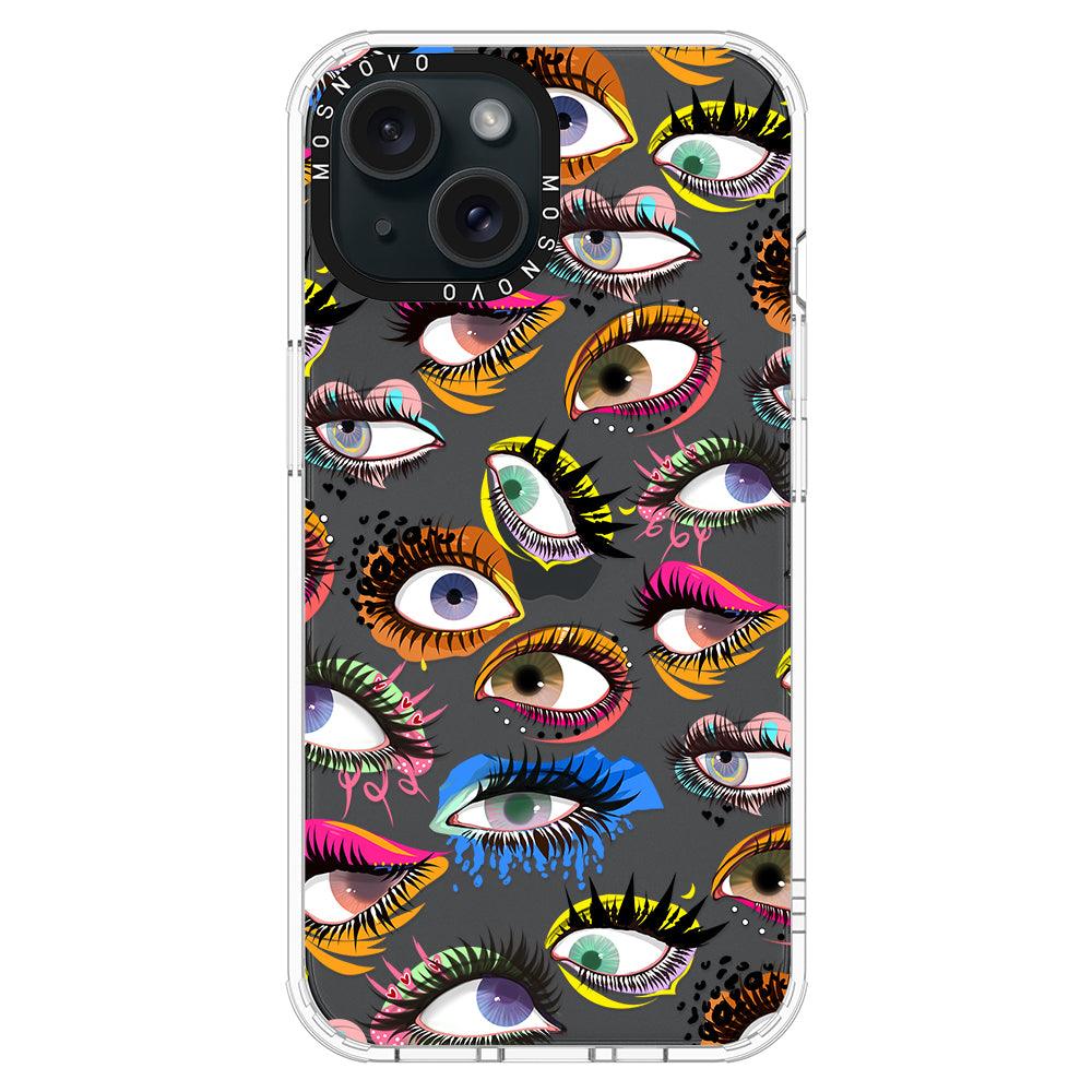 Eyes Phone Case - iPhone 15 Plus Case - MOSNOVO