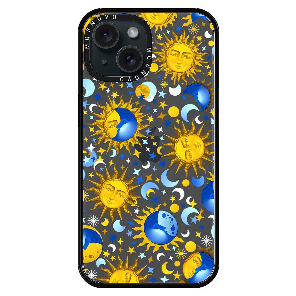 Sun and Moon Phone Case - iPhone 15 Plus Case - MOSNOVO