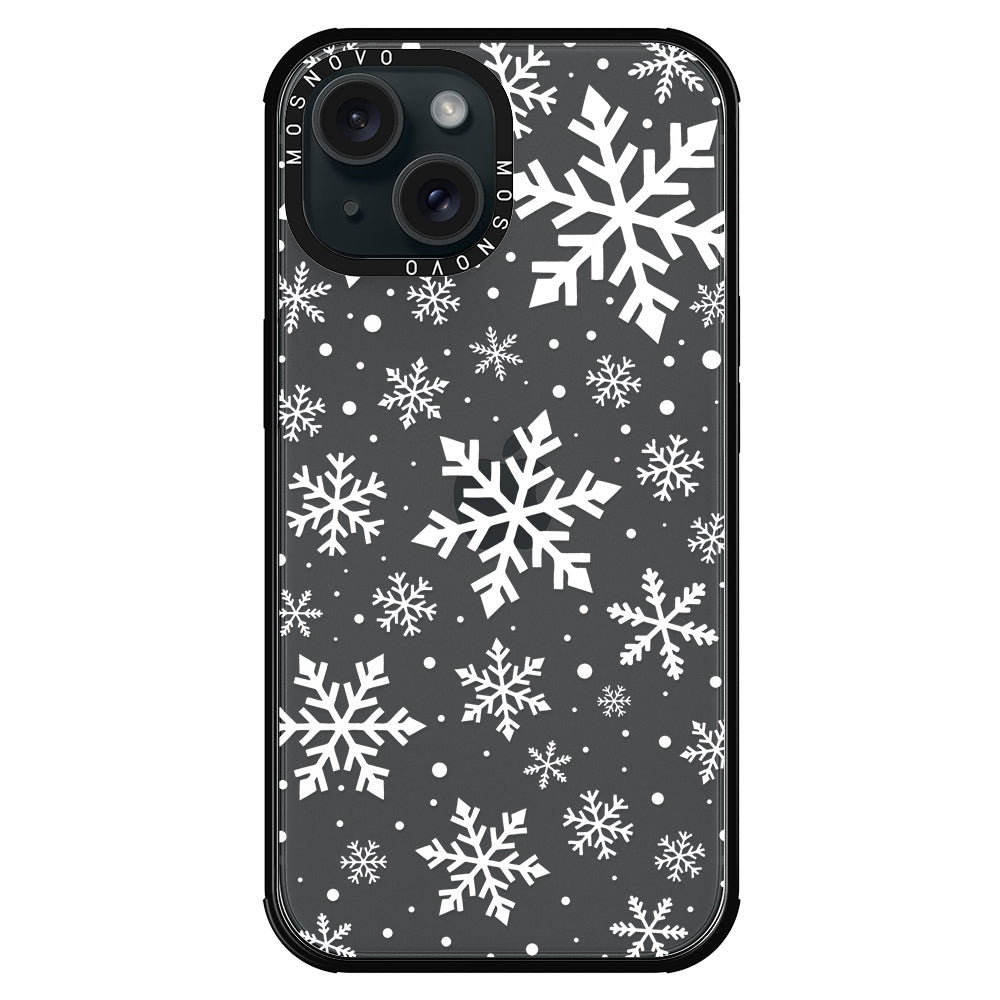 Snowflake Phone Case - iPhone 15 Plus Case - MOSNOVO