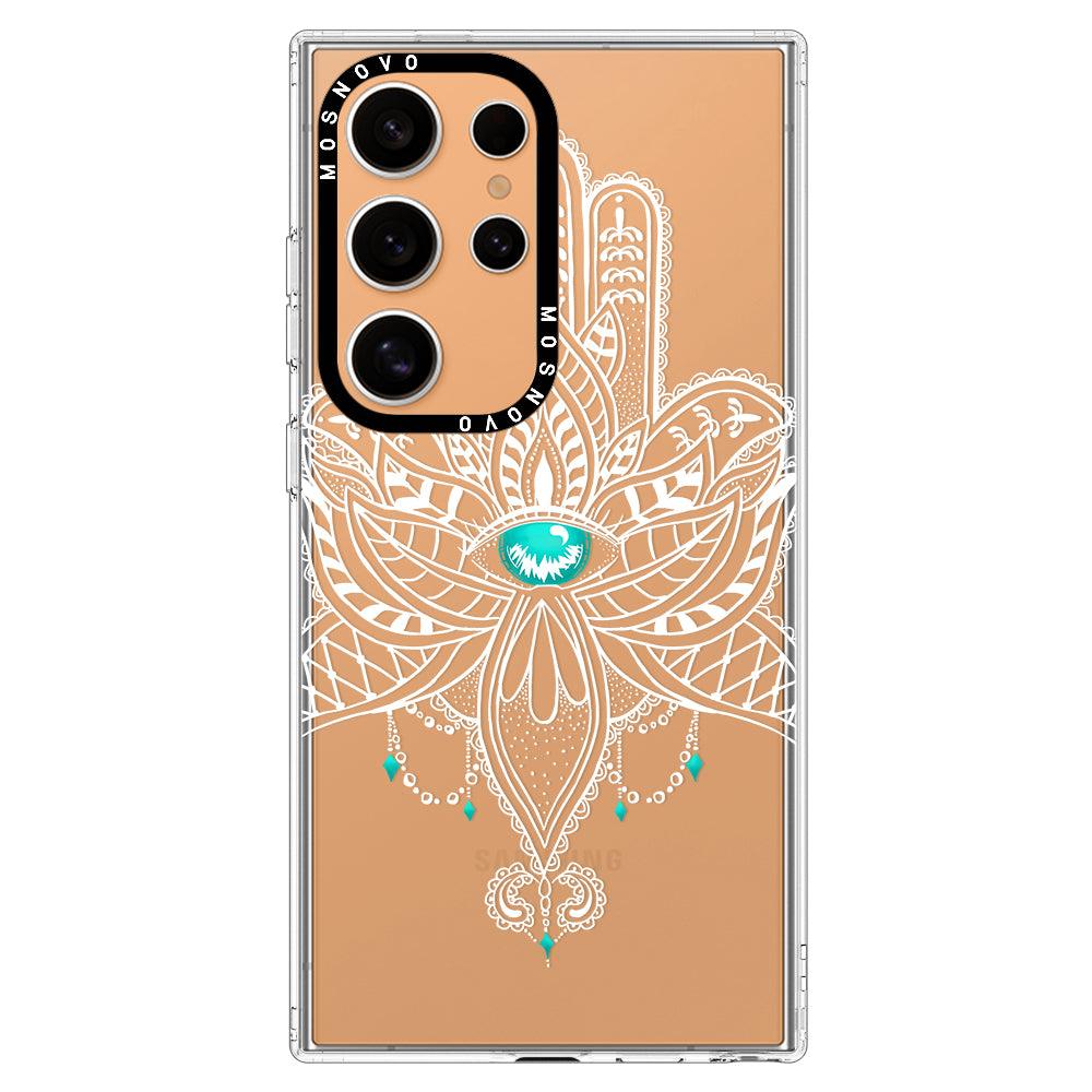 Hamsa Hand Phone Case - Samsung Galaxy S24 Ultra Case - MOSNOVO