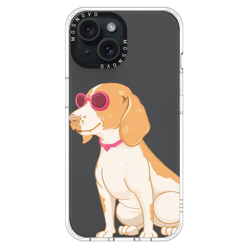 Cute Beagle Phone Case - iPhone 15 Plus Case - MOSNOVO