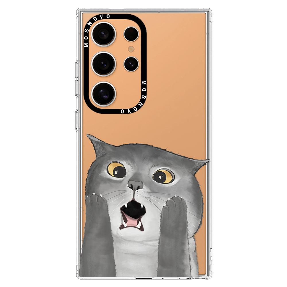 OMG Cat Phone Case - Samsung Galaxy S24 Ultra Case - MOSNOVO