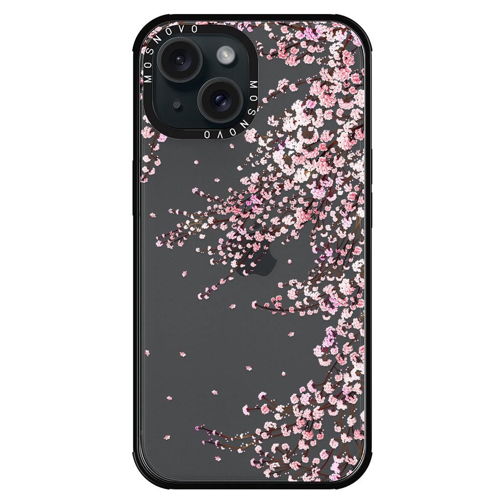 Cherry Blossom Phone Case - iPhone 15 Plus Case - MOSNOVO