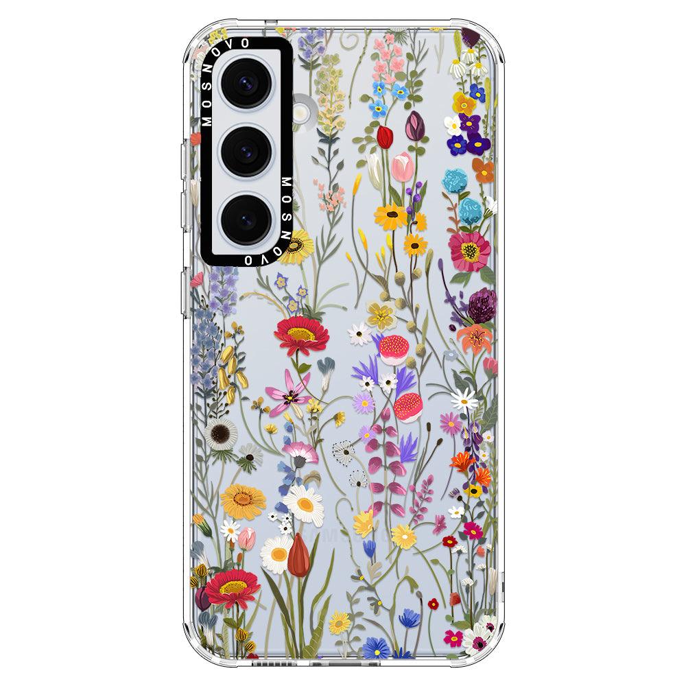 Wildflower Meadow Phone Case - Samsung Galaxy S24 Case - MOSNOVO