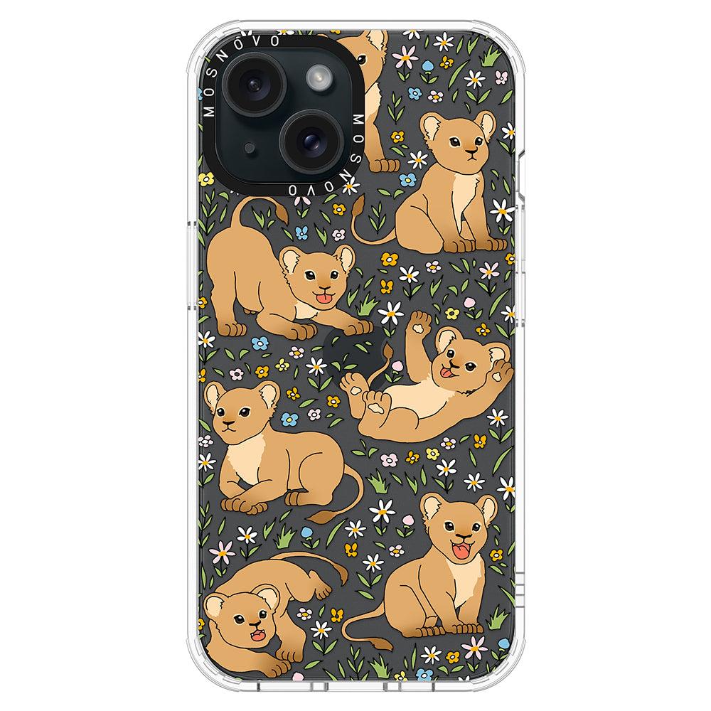 Cute Lion Phone Case - iPhone 15 Plus Case - MOSNOVO