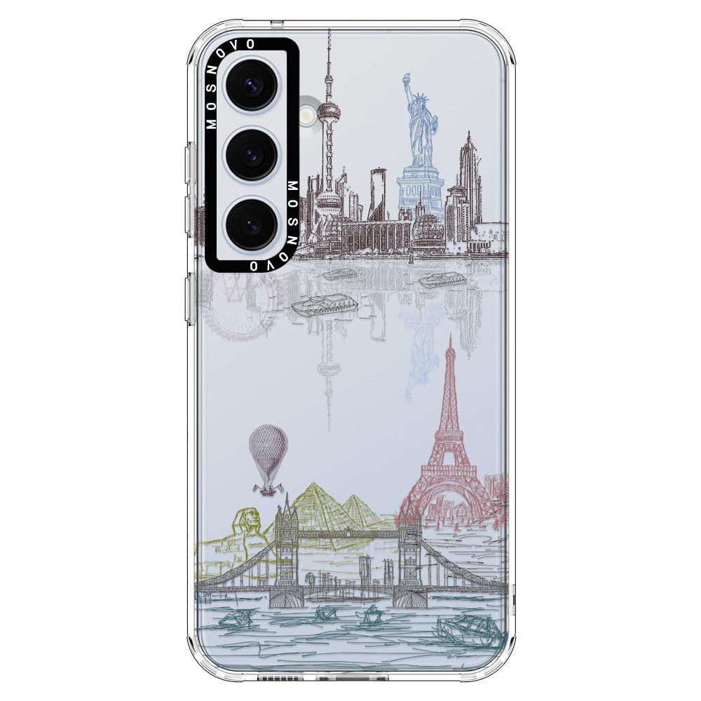 World Landscape Phone Case - Samsung Galaxy S24 Case - MOSNOVO