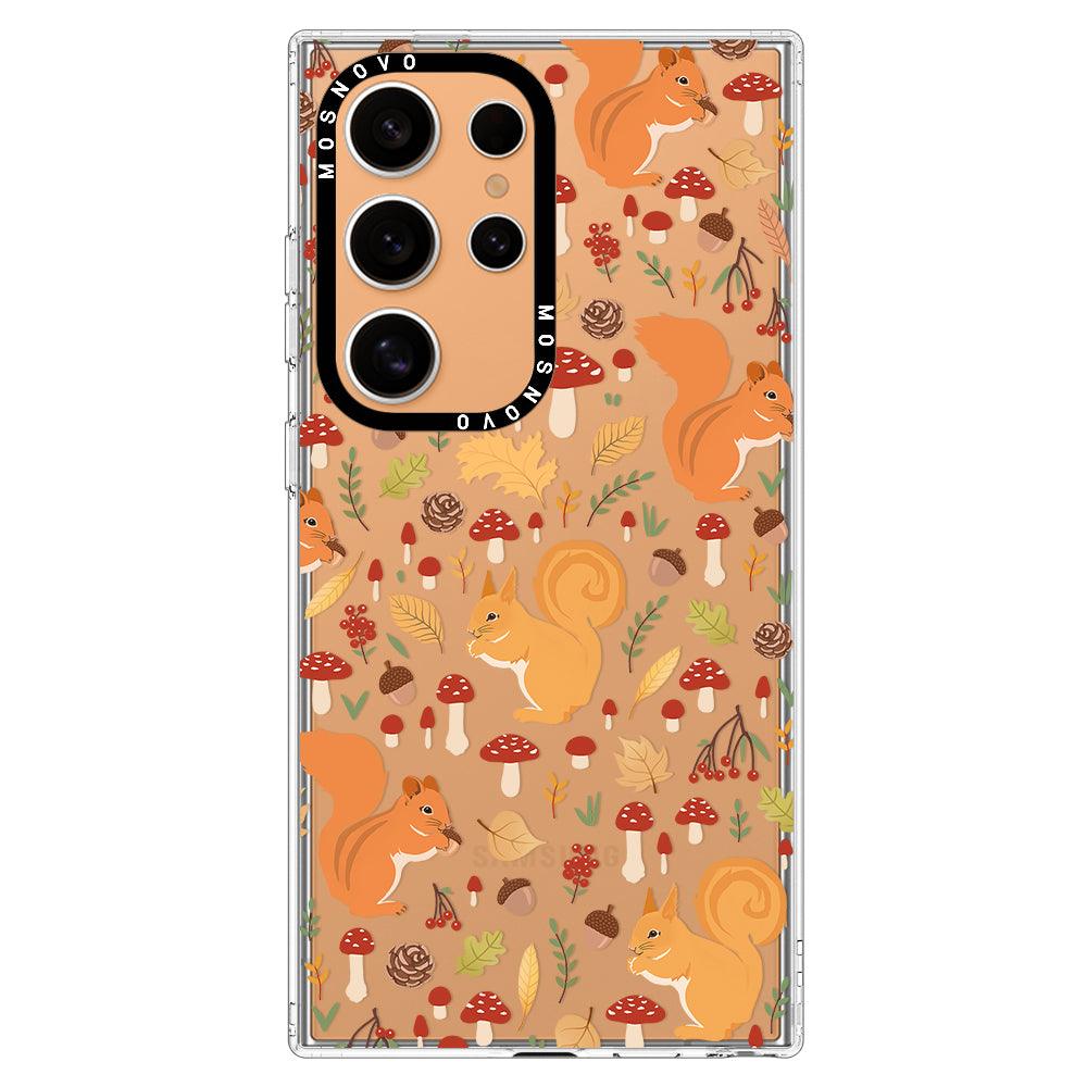 Autumn Squirrel Phone Case - Samsung Galaxy S24 Ultra Case - MOSNOVO