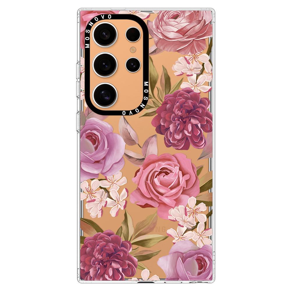 Blossom Flower Floral Phone Case - Samsung Galaxy S24 Ultra Case - MOSNOVO