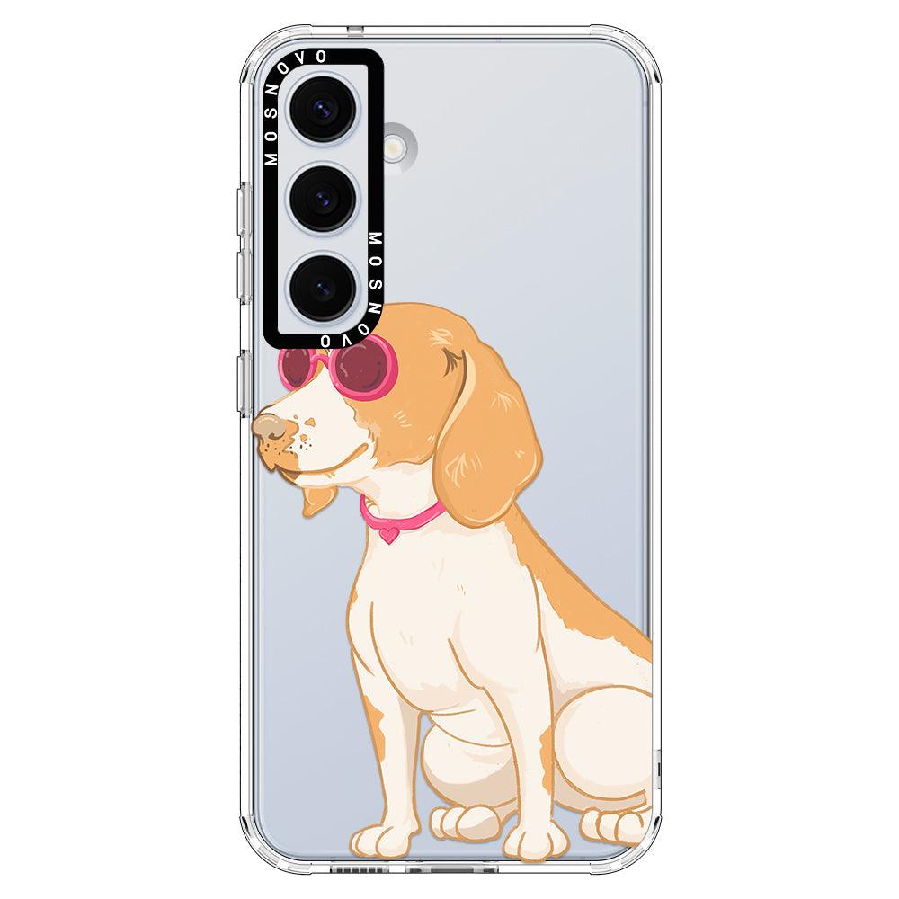 Cute Beagle Phone Case - Samsung Galaxy S24 Plus Case - MOSNOVO