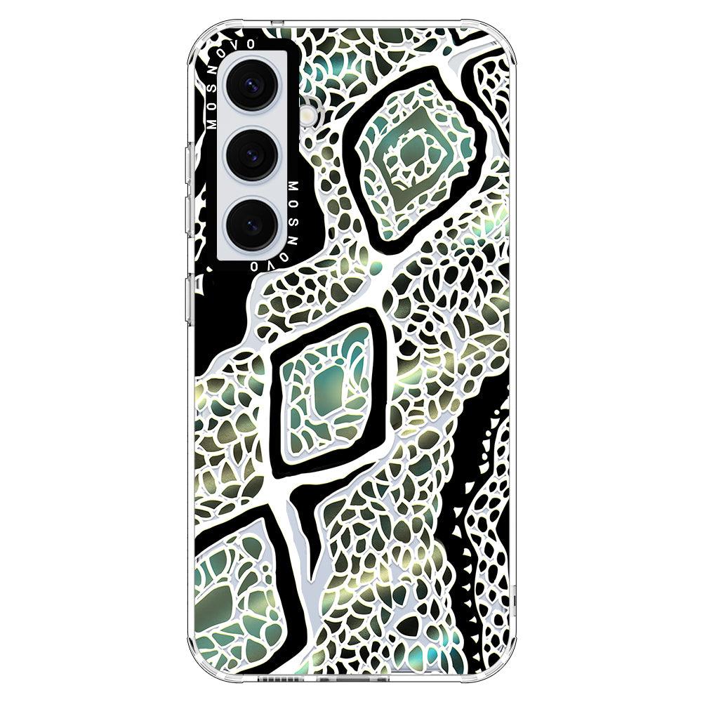 Jade Snake Phone Case - Samsung Galaxy S24 Case - MOSNOVO