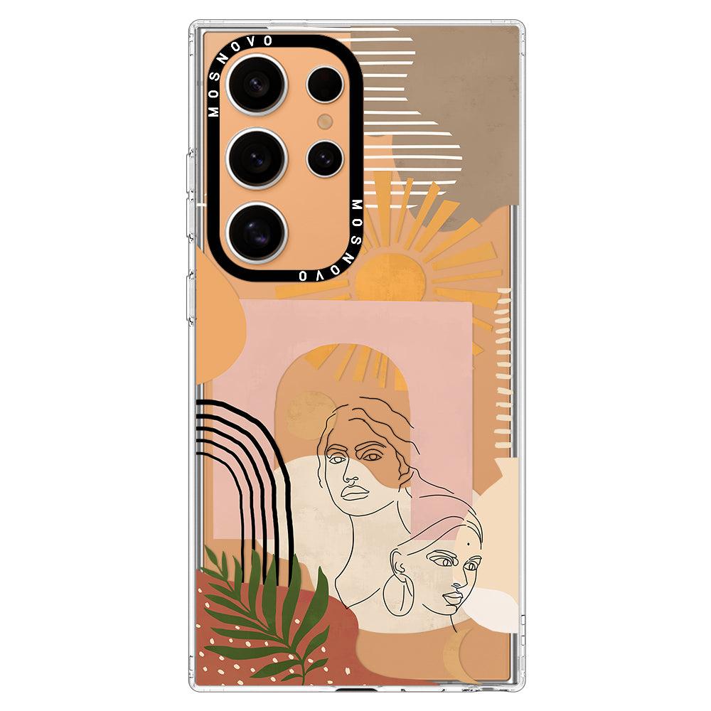 Modern Collage Art Phone Case - Samsung Galaxy S24 Ultra Case - MOSNOVO