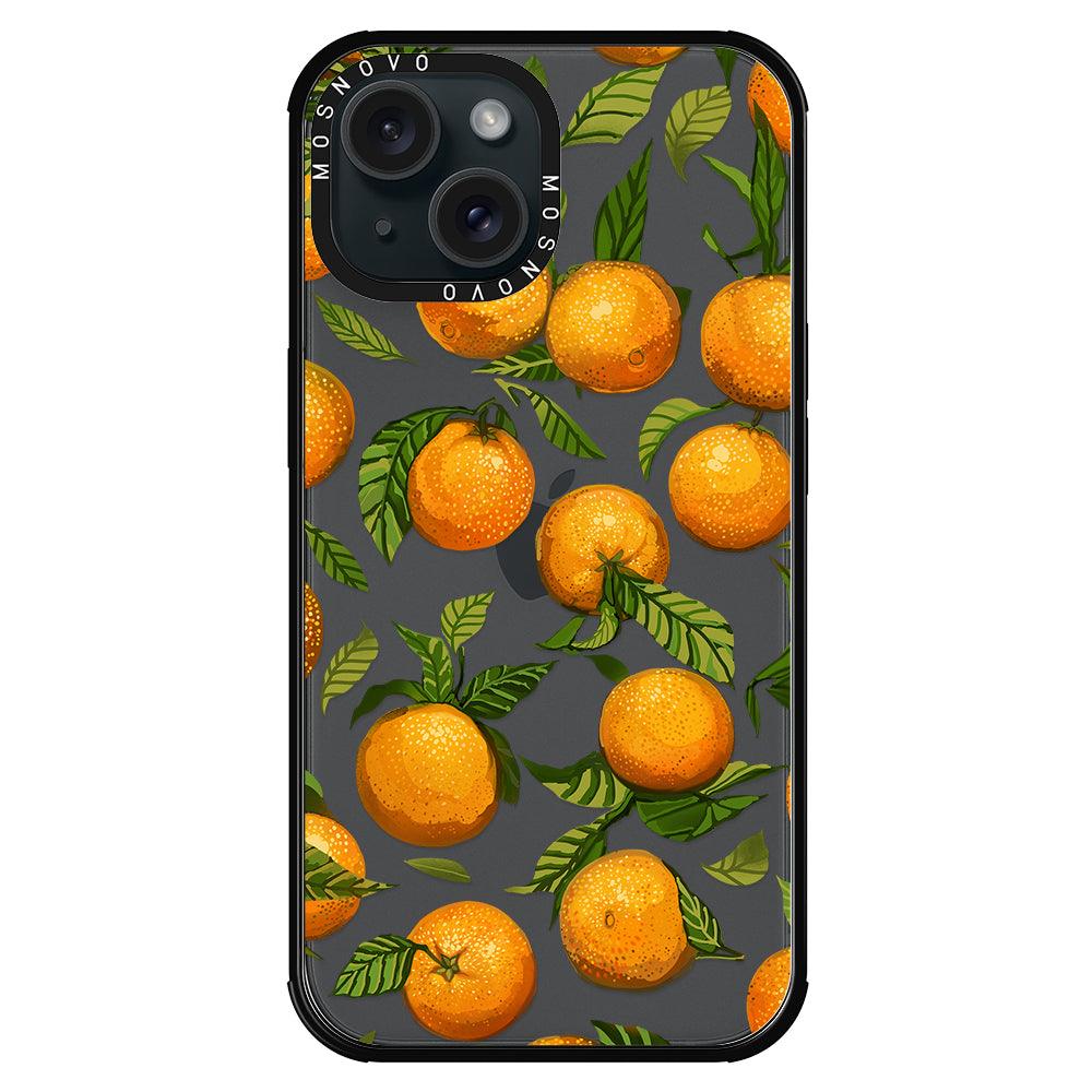 Tangerine Phone Case - iPhone 15 Plus Case - MOSNOVO