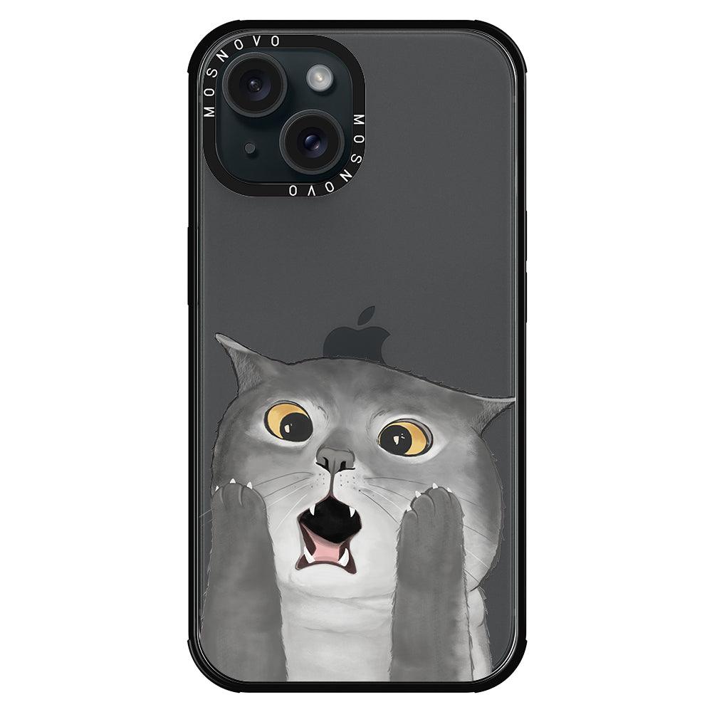 OMG Cat Phone Case - iPhone 15 Plus Case - MOSNOVO