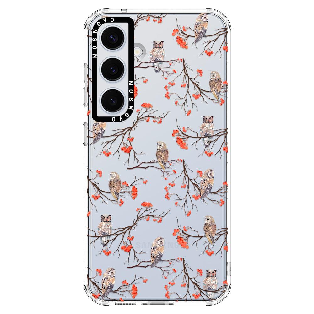 Owl Phone Case - Samsung Galaxy S24 Case - MOSNOVO