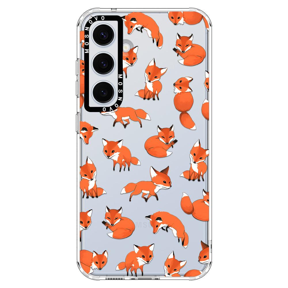 Cute Fox Phone Case - Samsung Galaxy S24 Case - MOSNOVO