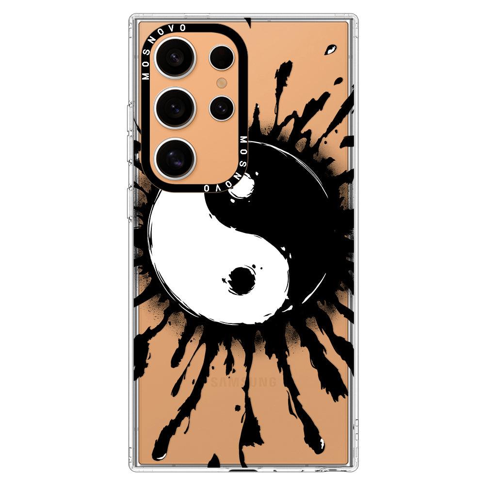 Ying Yang Phone Case - Samsung Galaxy S24 Ultra Case - MOSNOVO