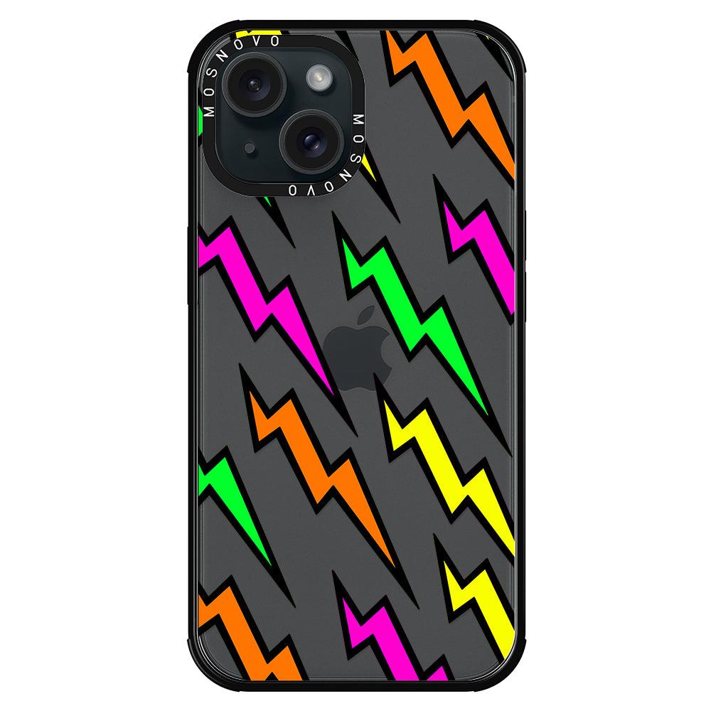 Colorful Lightning Phone Case - iPhone 15 Case - MOSNOVO