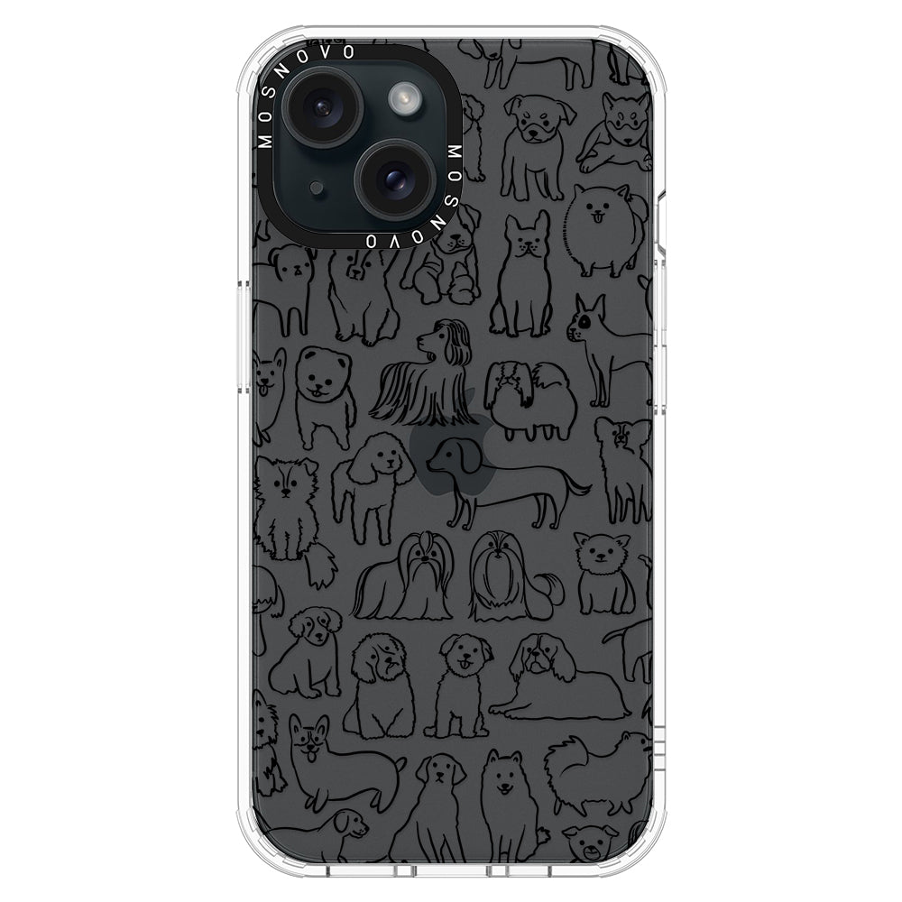 Dogs Phone Case - iPhone 15 Case - MOSNOVO