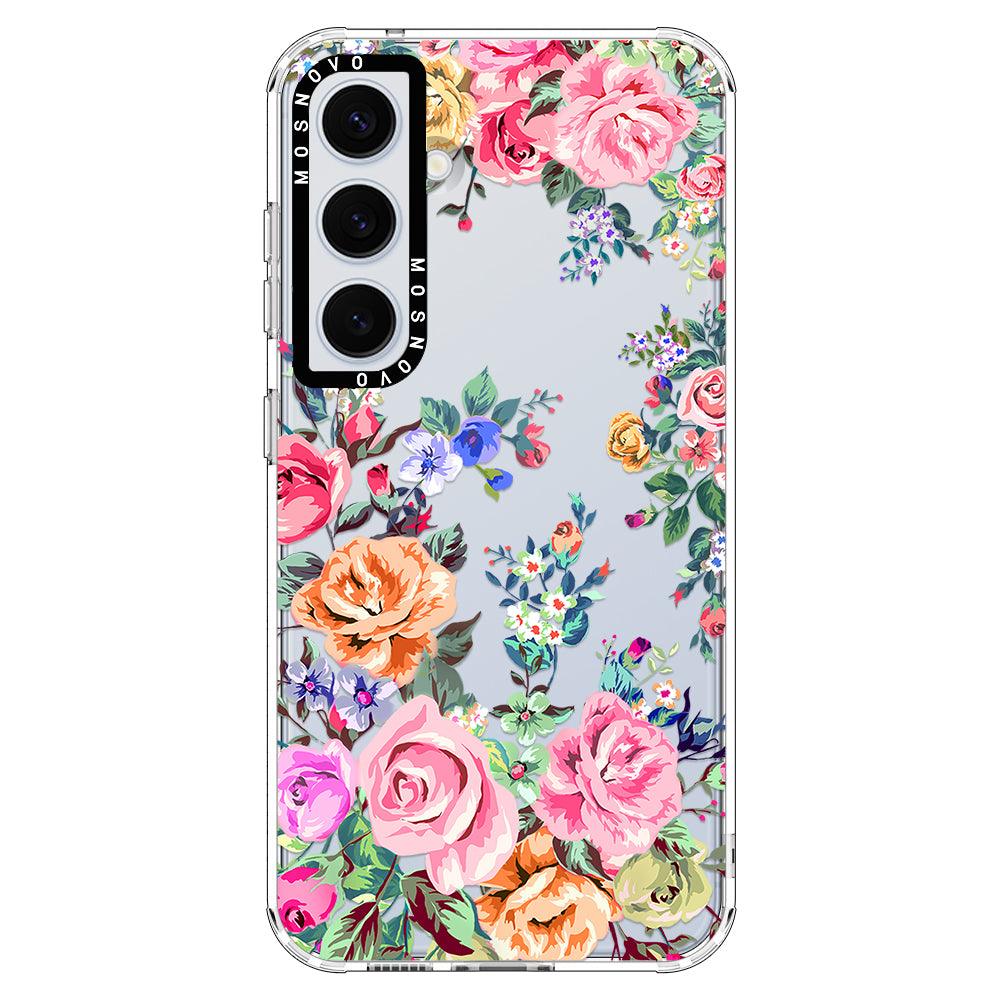 Rose Garden Phone Case - Samsung Galaxy S24 Plus Case - MOSNOVO