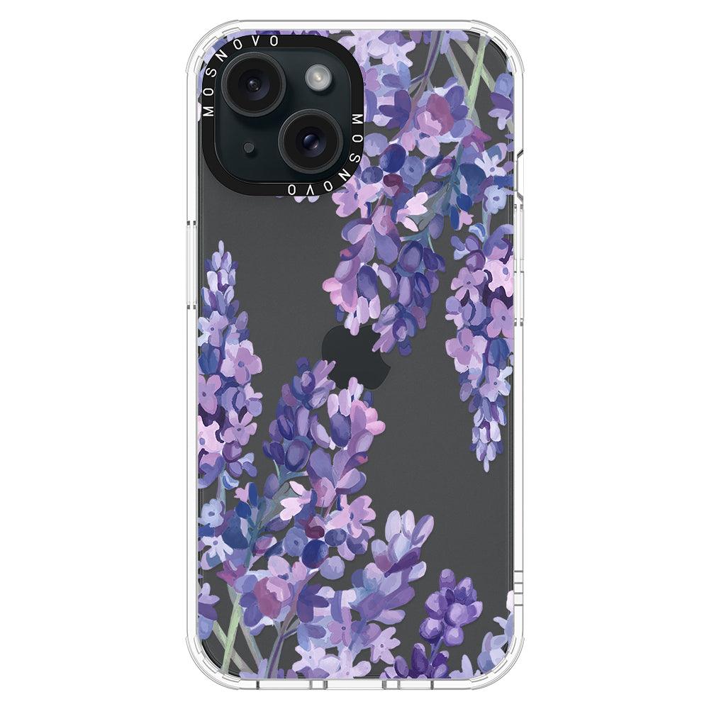 Lavender Phone Case - iPhone 15 Plus Case - MOSNOVO