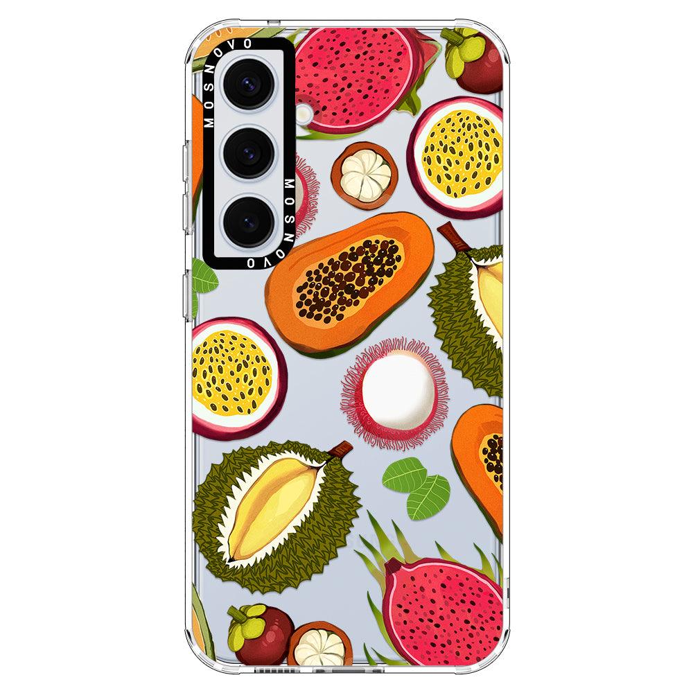 Tropical Fruits Phone Case - Samsung Galaxy S24 Plus Case - MOSNOVO