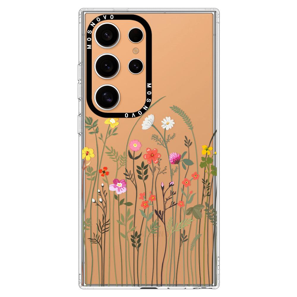 Spring Wildflower Phone Case - Samsung Galaxy S24 Ultra Case - MOSNOVO