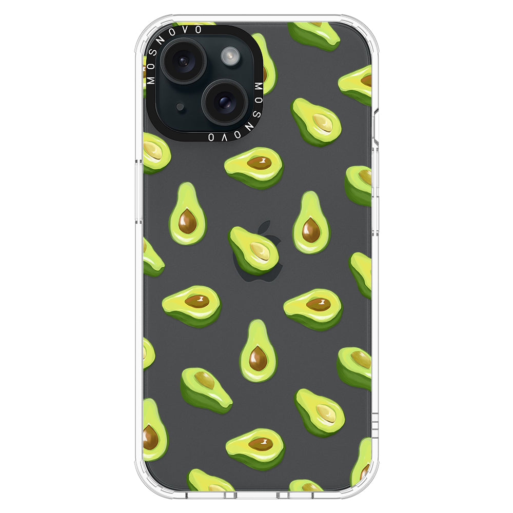 Fleshy Avocado Phone Case - iPhone 15 Plus Case - MOSNOVO