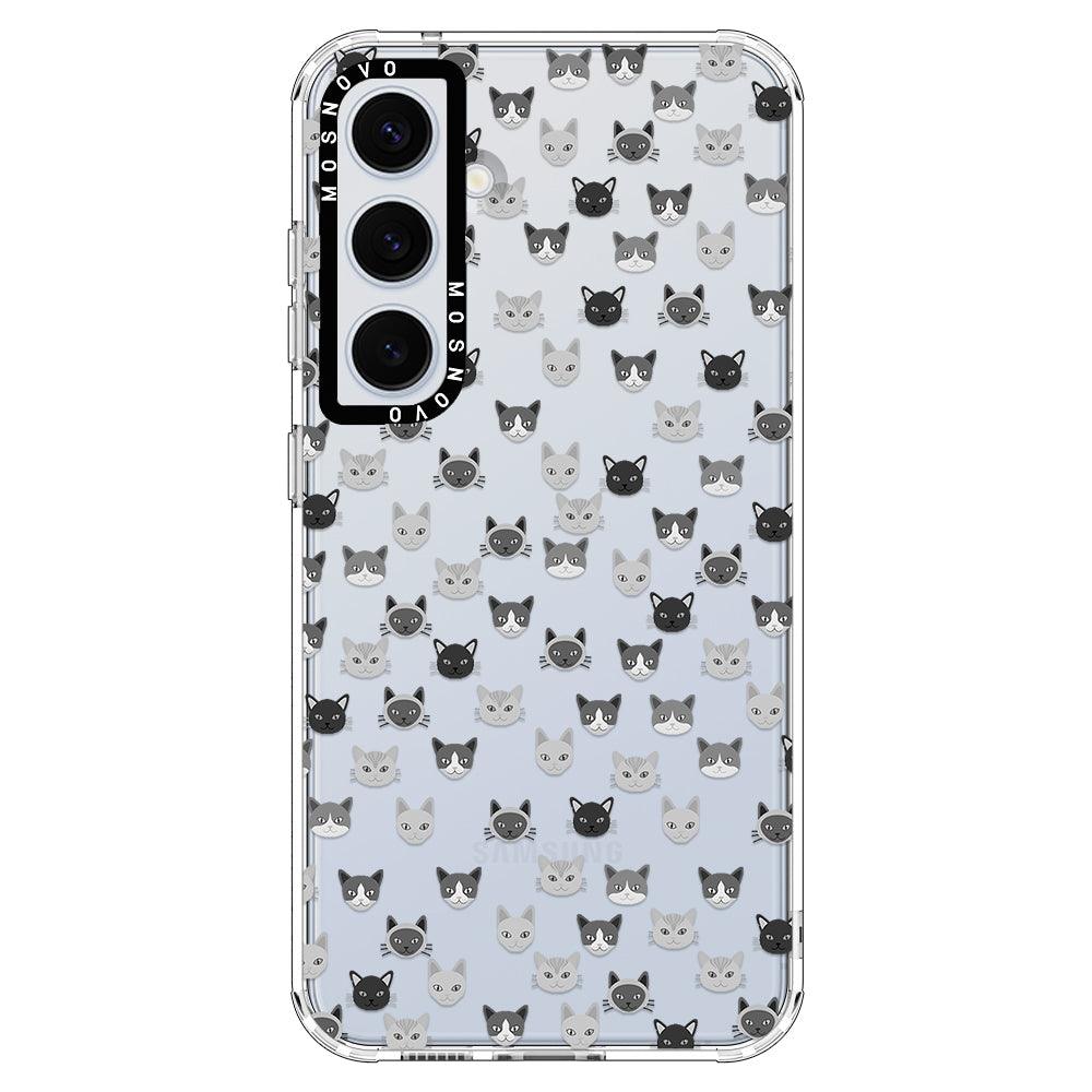 Cats Phone Case - Samsung Galaxy S24 Case - MOSNOVO