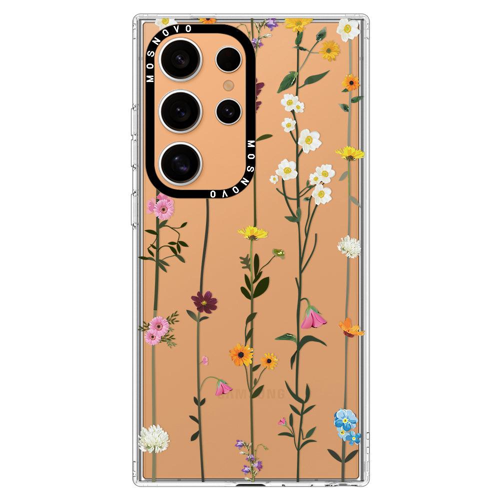 Wild Flowers Floral Phone Case - Samsung Galaxy S24 Ultra Case - MOSNOVO