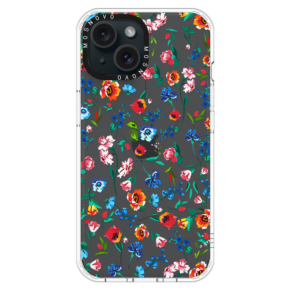 Little Wild Flower Phone Case - iPhone 15 Plus Case - MOSNOVO