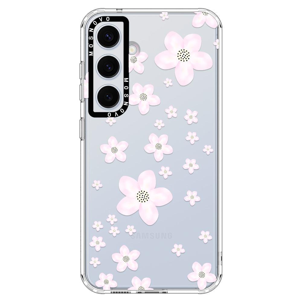 Pink Cherry Blossoms Phone Case - Samsung Galaxy S24 Case - MOSNOVO