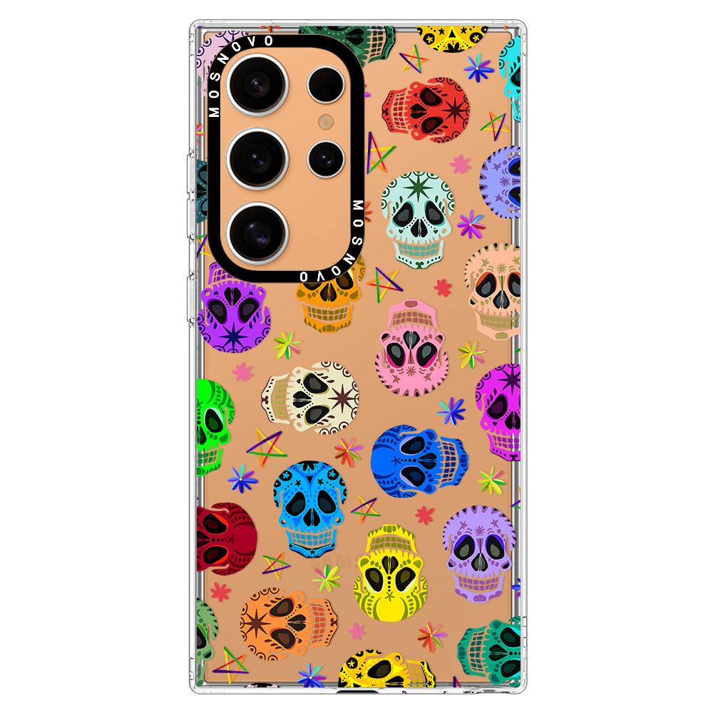 Sugar Skull Phone Case - Samsung Galaxy S24 Ultra Case - MOSNOVO