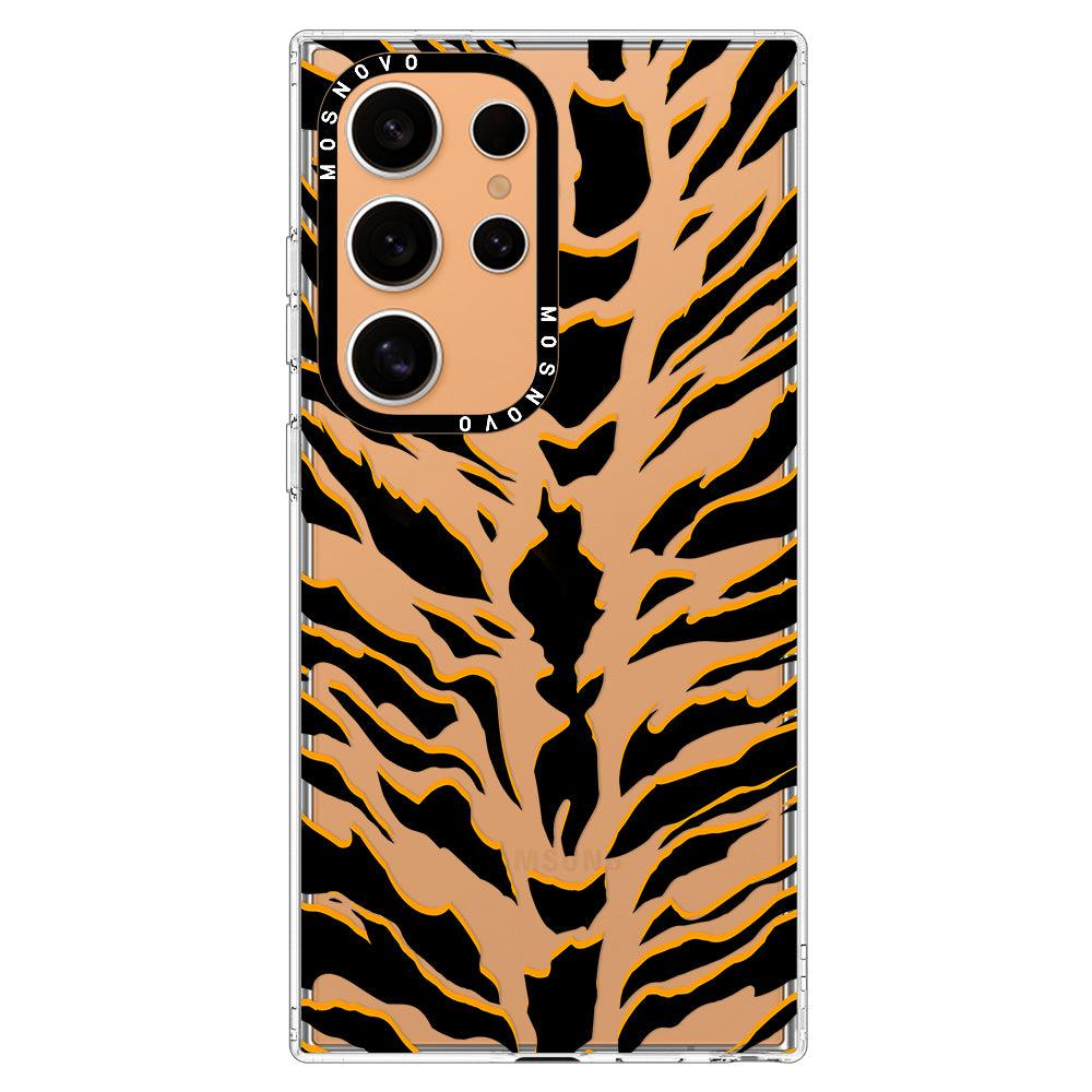 Tiger Print Phone Case - Samsung Galaxy S24 Ultra Case - MOSNOVO