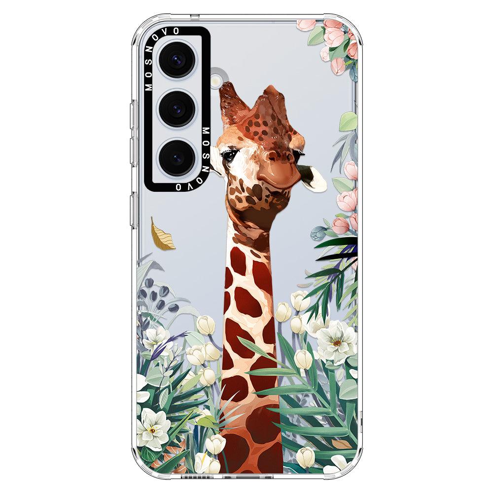 Giraffe Garden Phone Case - Samsung Galaxy S24 Case - MOSNOVO