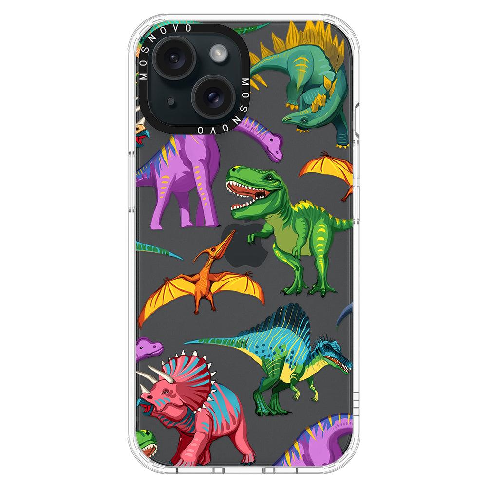 Dinosaur World Phone Case - iPhone 15 Plus Case - MOSNOVO