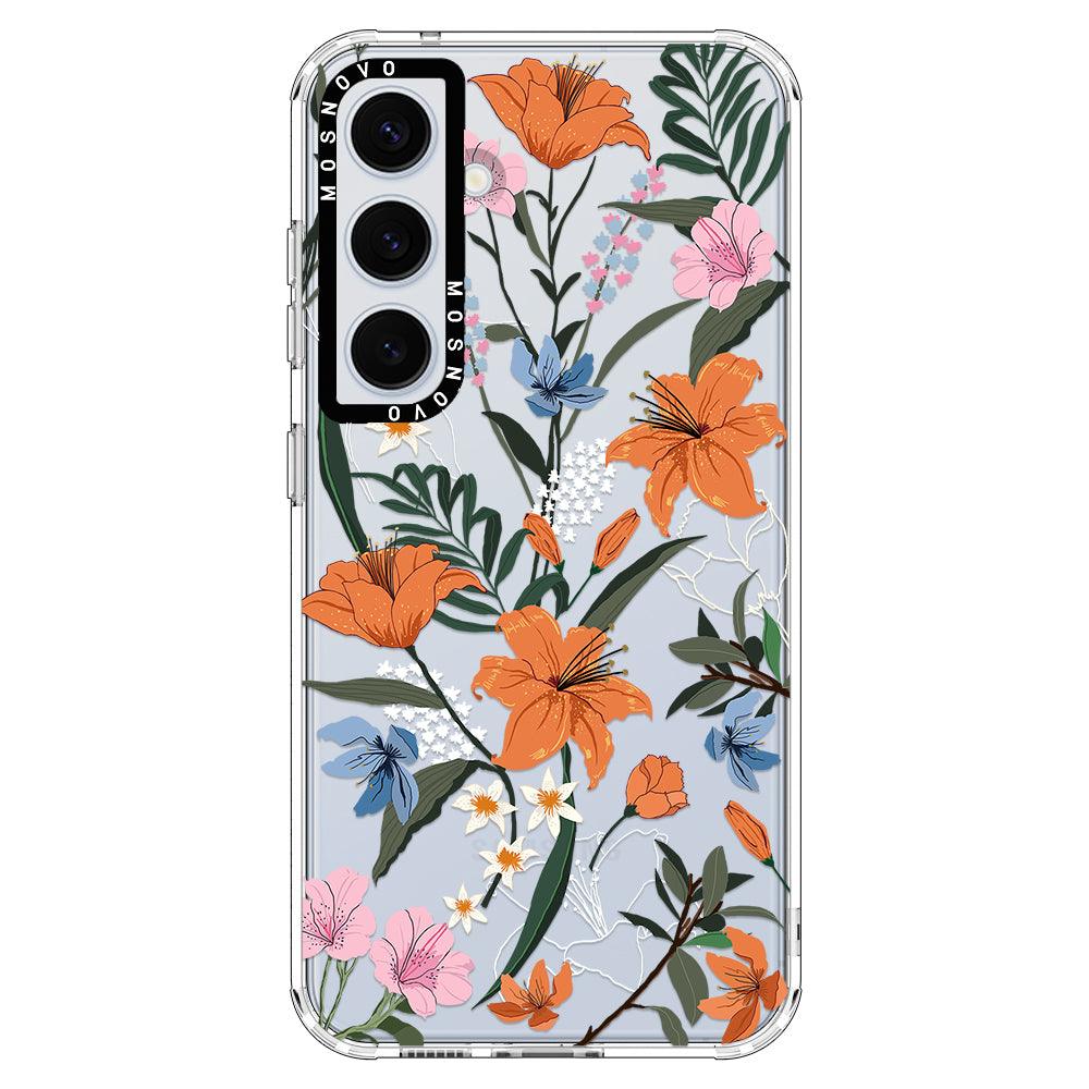 Lily Garden Phone Case - Samsung Galaxy S24 Case - MOSNOVO