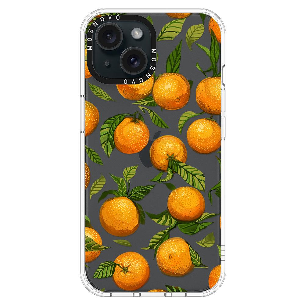 Tangerine Phone Case - iPhone 15 Plus Case - MOSNOVO