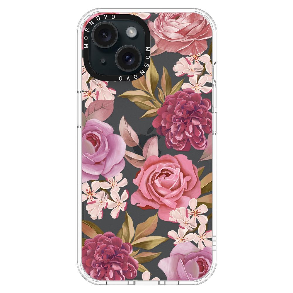 Blossom Flowe Floral Phone Case - iPhone 15 Case - MOSNOVO